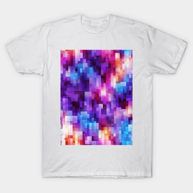 Abstract bitmap Color blur effect T-Shirt by Anik Arts